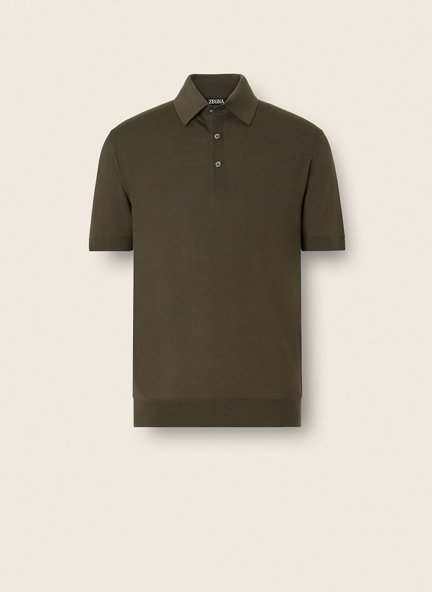 Полошърт от 100% вълна Zegna