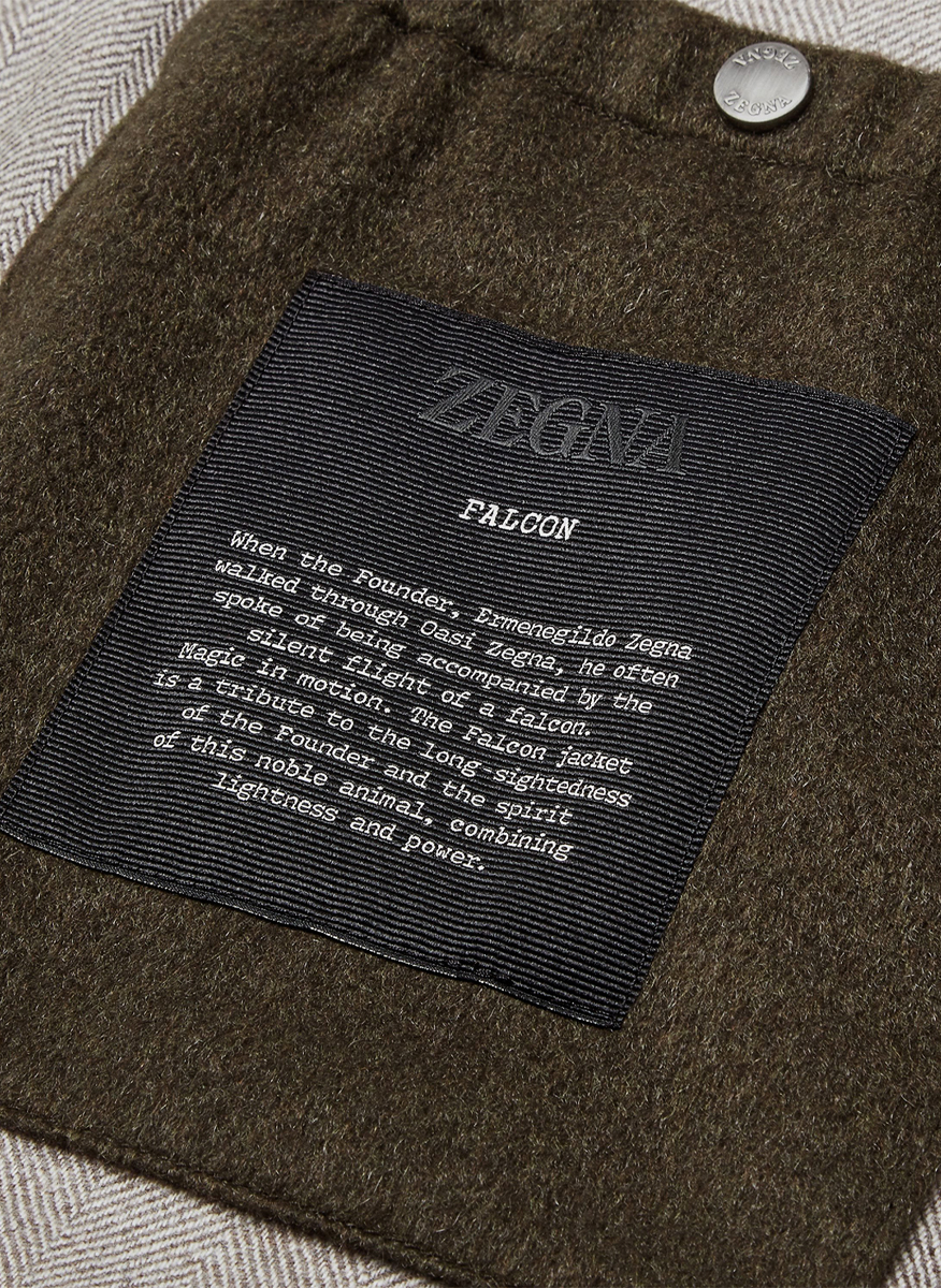 Яке от кашмир 'Falcon' Zegna