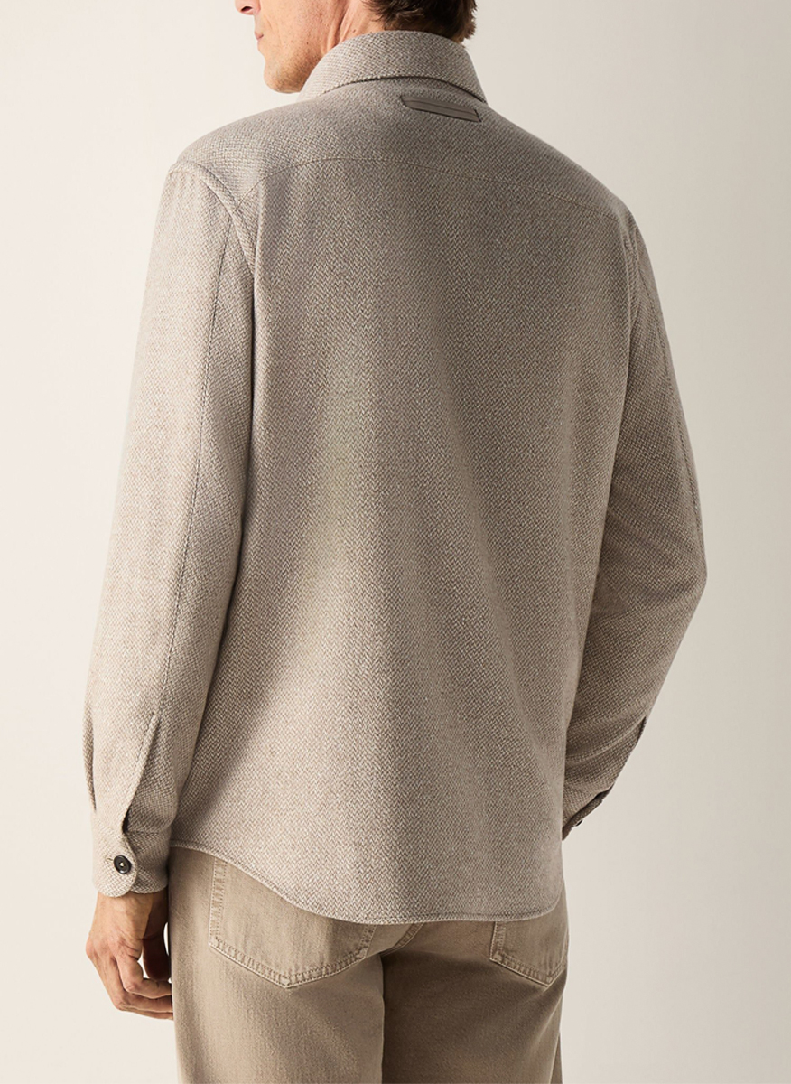 Риза от кашмир 'Overshirt' Zegna