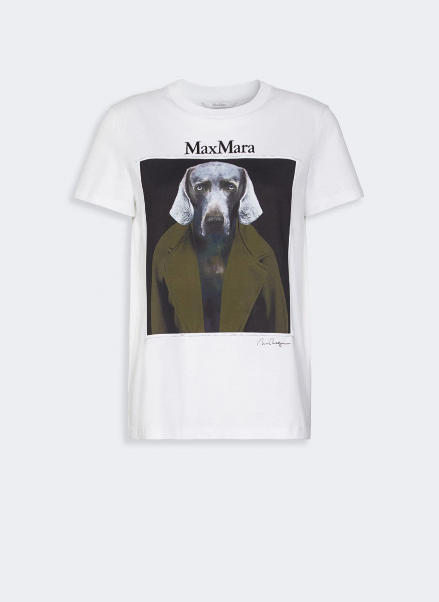 Тишърт с 'Iconic' принт Max Mara Mxmcalca