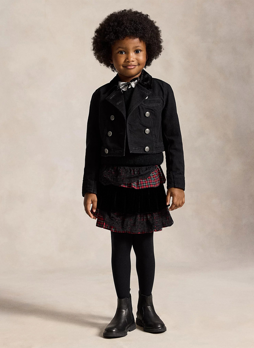 Ralph Lauren Kids 3-6 skirt with lace