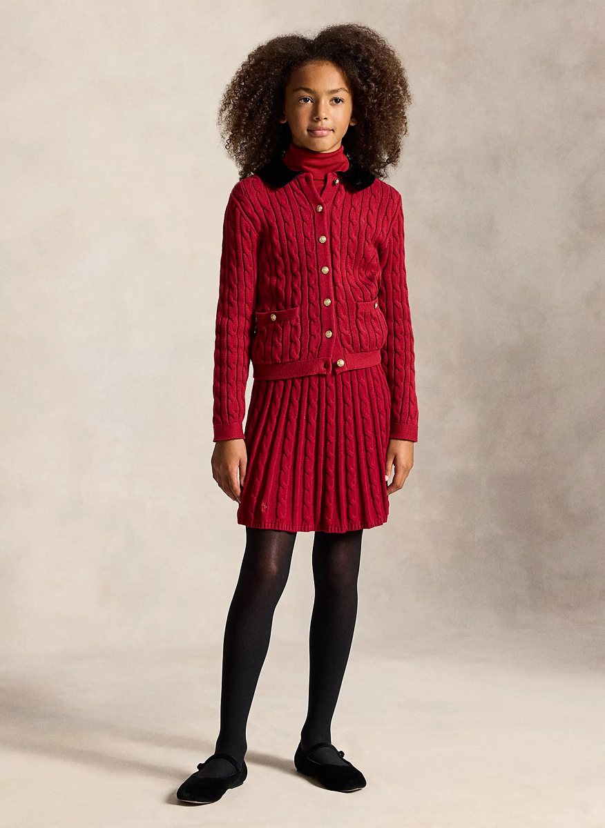 Ralph Lauren Kids 2-7 knitted skirt