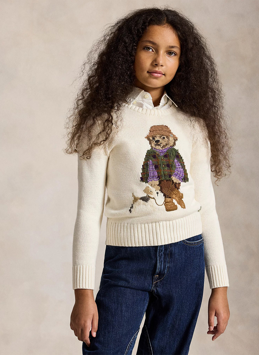 Ralph Lauren Kids 7-14 sweaters with print