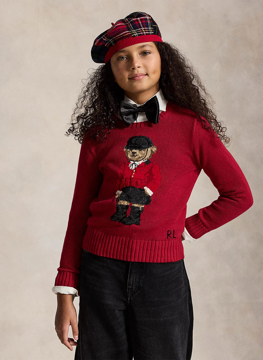 Ralph Lauren Kids 7-14 sweaters with print