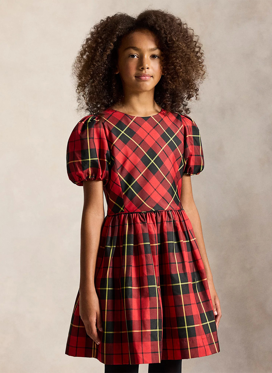 Ralph Lauren Kids 7-16 check dress