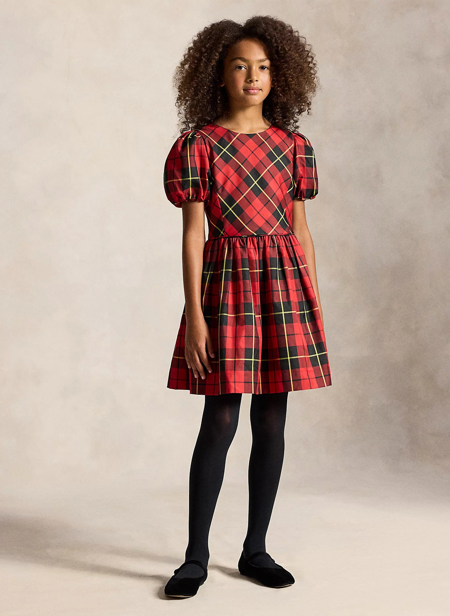 Ralph Lauren Kids 7-16 check dress