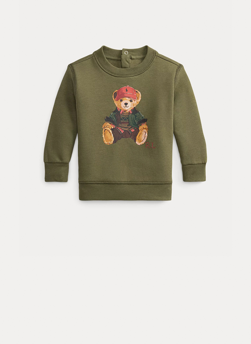 Ralph Lauren Kids 9M-24M 'Polo Bear' sweatshirt
