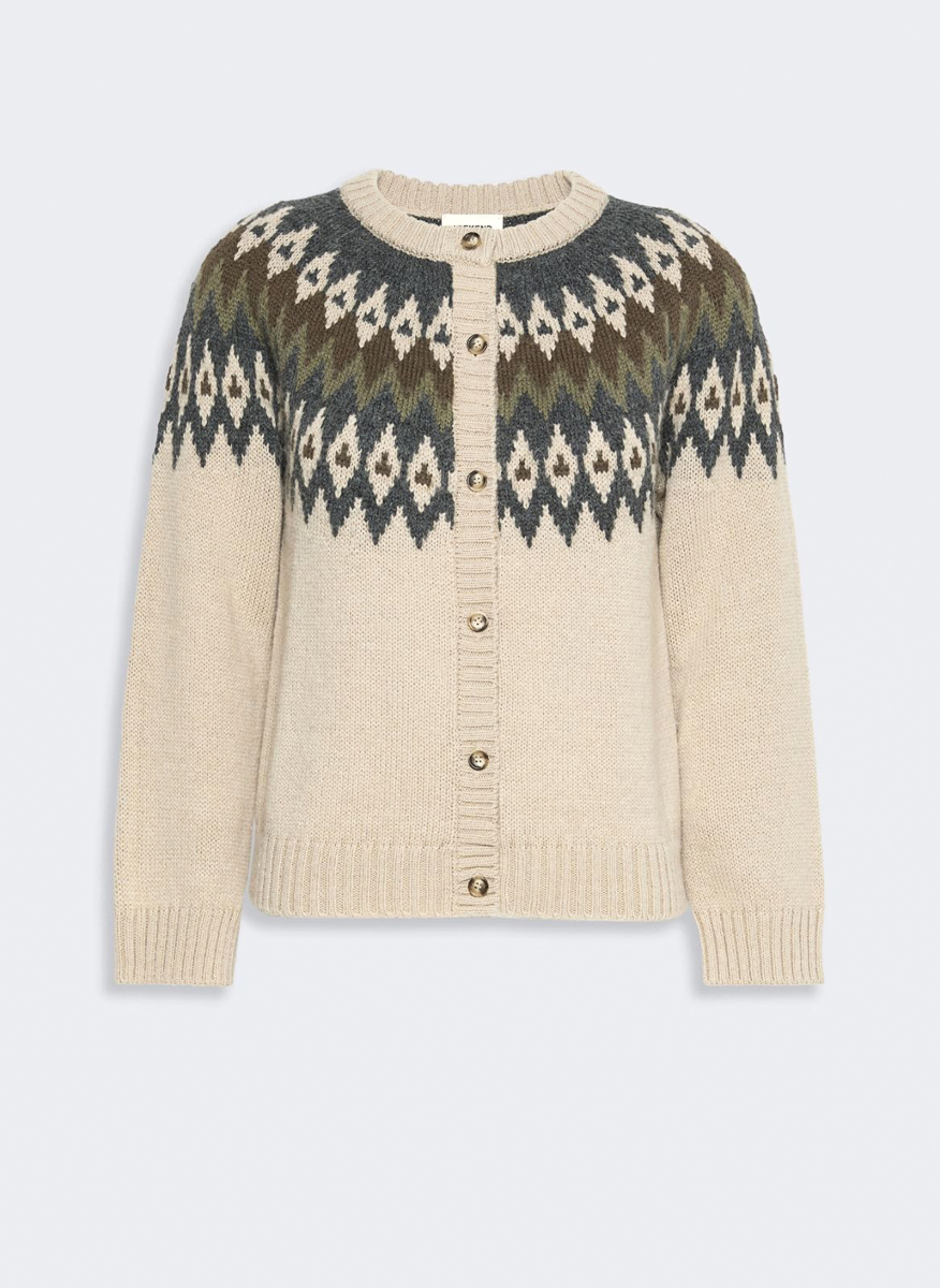 Жилетка от 'jacquard' дизайн с алпака Weekend Max Mara Wkdtarga
