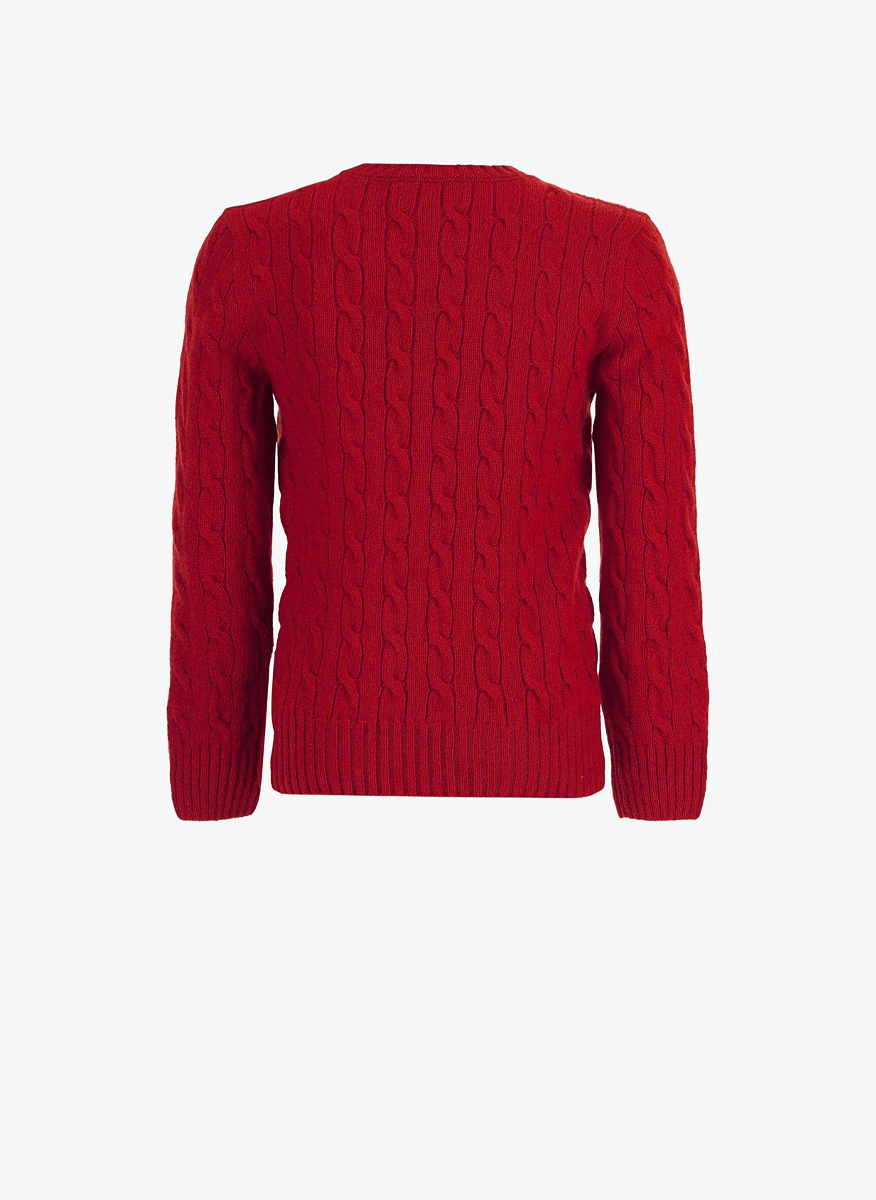 Ralph Lauren Kids 2-7 sweater with embroidery