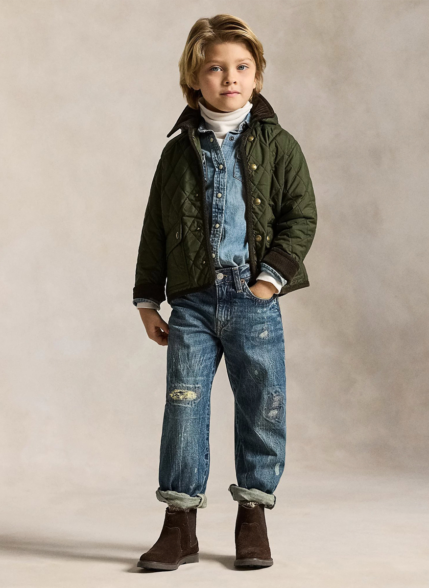 Ralph Lauren Kids 2-7 quilted jacket
