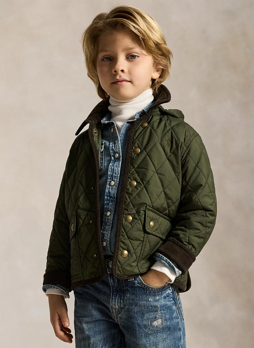 Ralph Lauren Kids 2-7 quilted jacket
