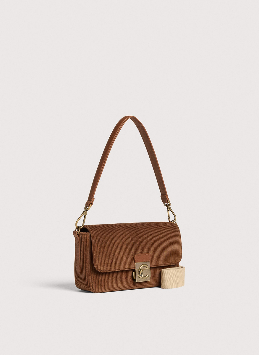 Рипсена чанта Coccinelle C-Me Lock Medium