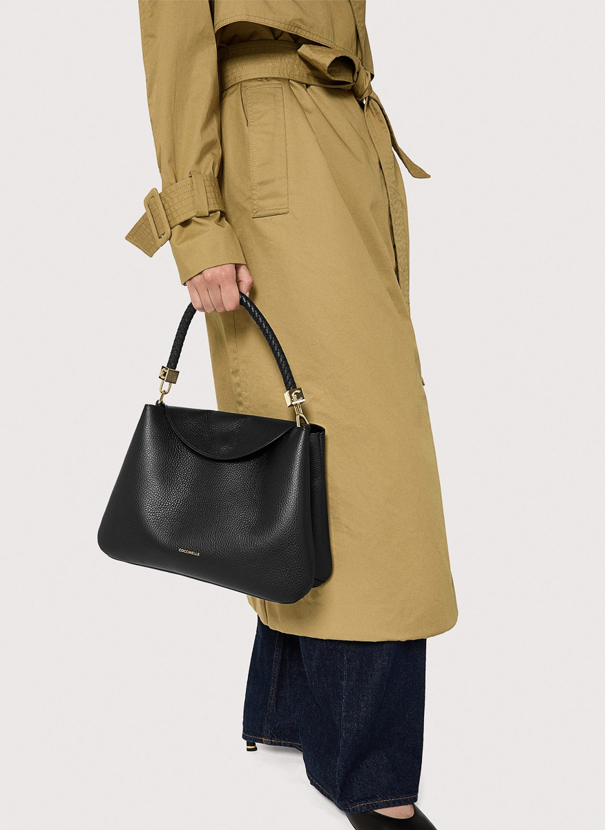 Чанта Coccinelle Tiggy Nero Medium