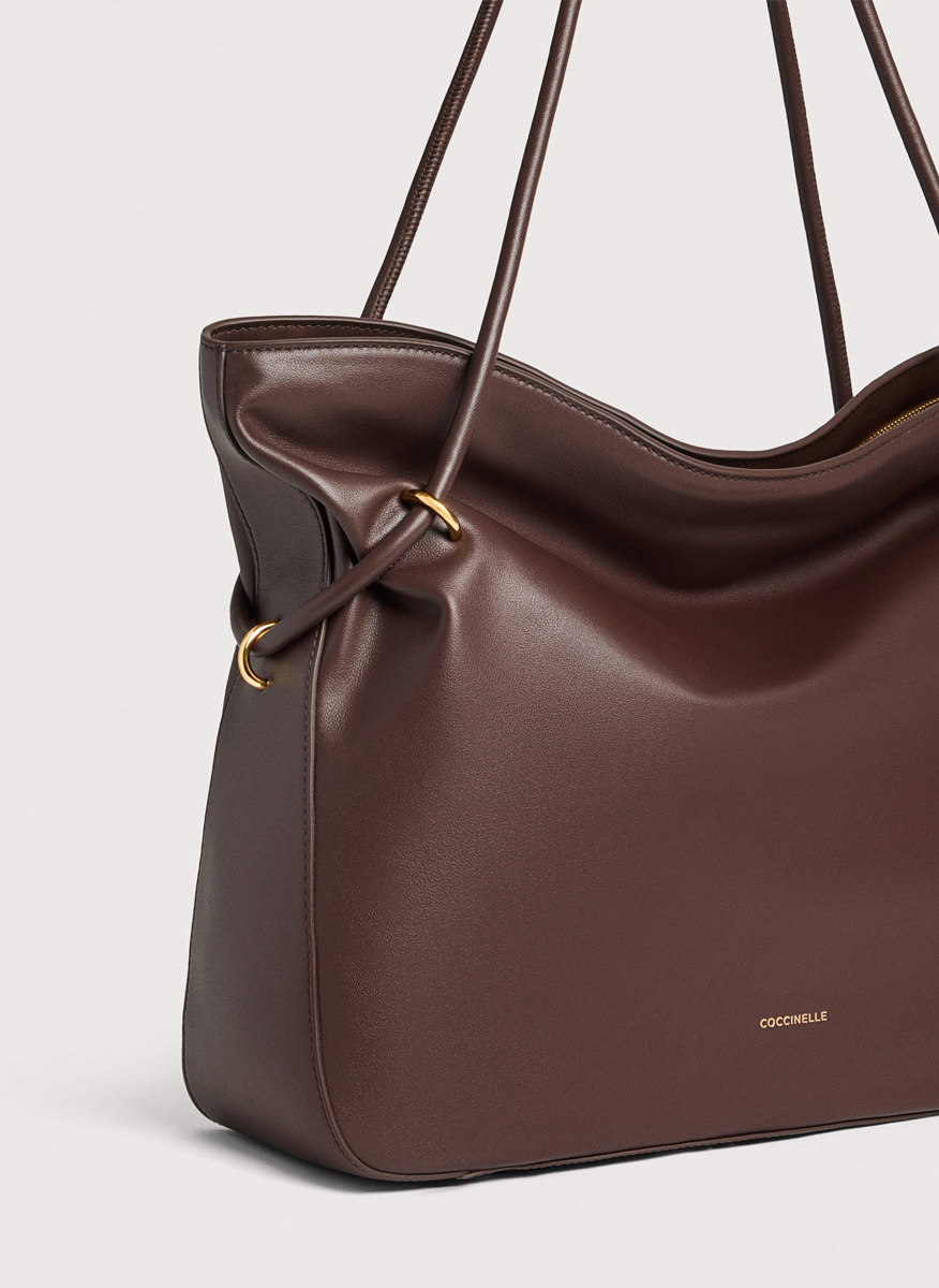 Кожена чанта Coccinelle Lizzie Medium 