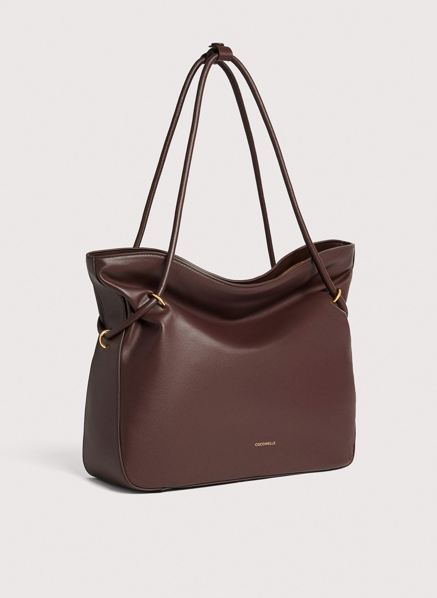 Кожена чанта Coccinelle Lizzie Medium 