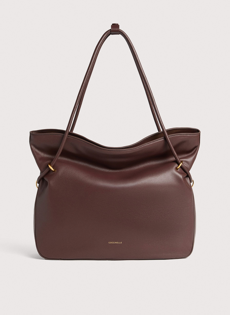 Кожена чанта Coccinelle Lizzie Medium 