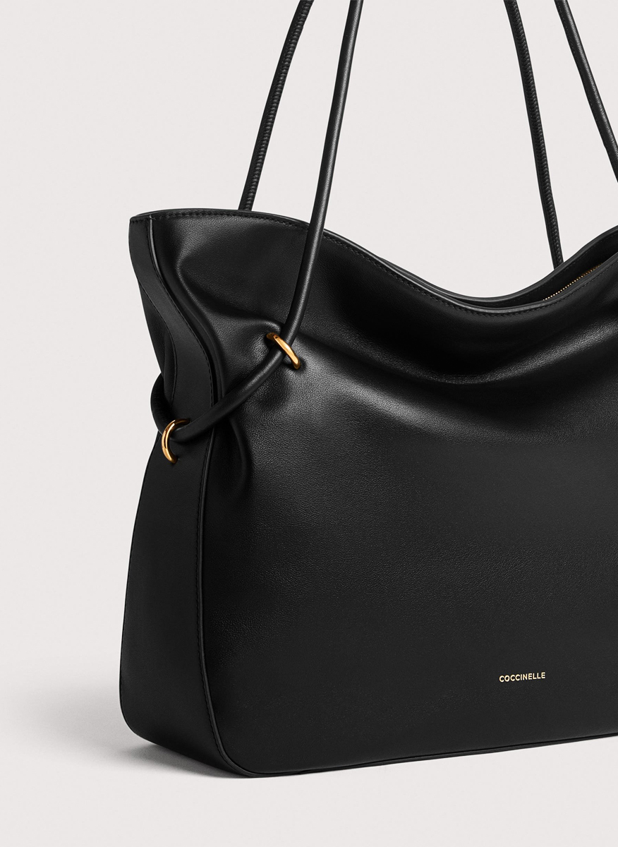 Кожена чанта Coccinelle Lizzie Medium 