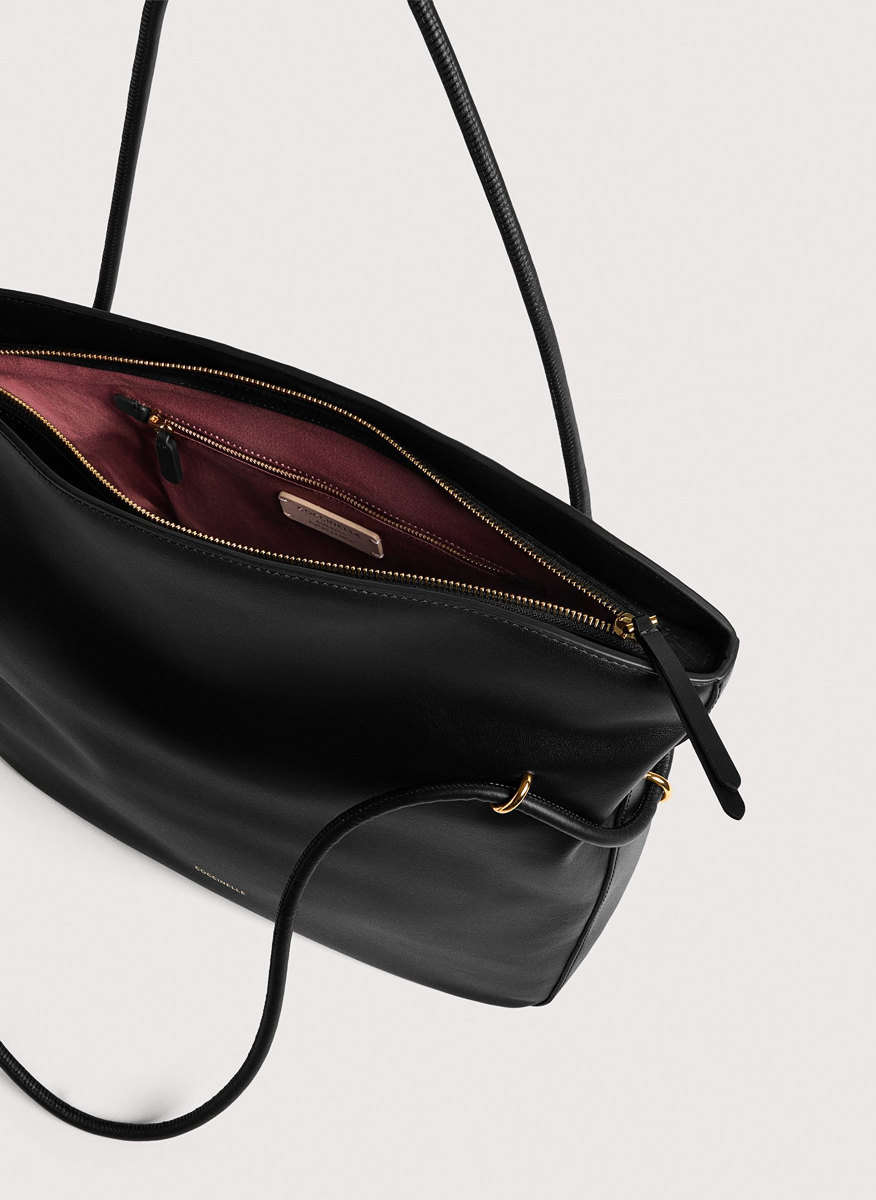 Кожена чанта Coccinelle Lizzie Medium 