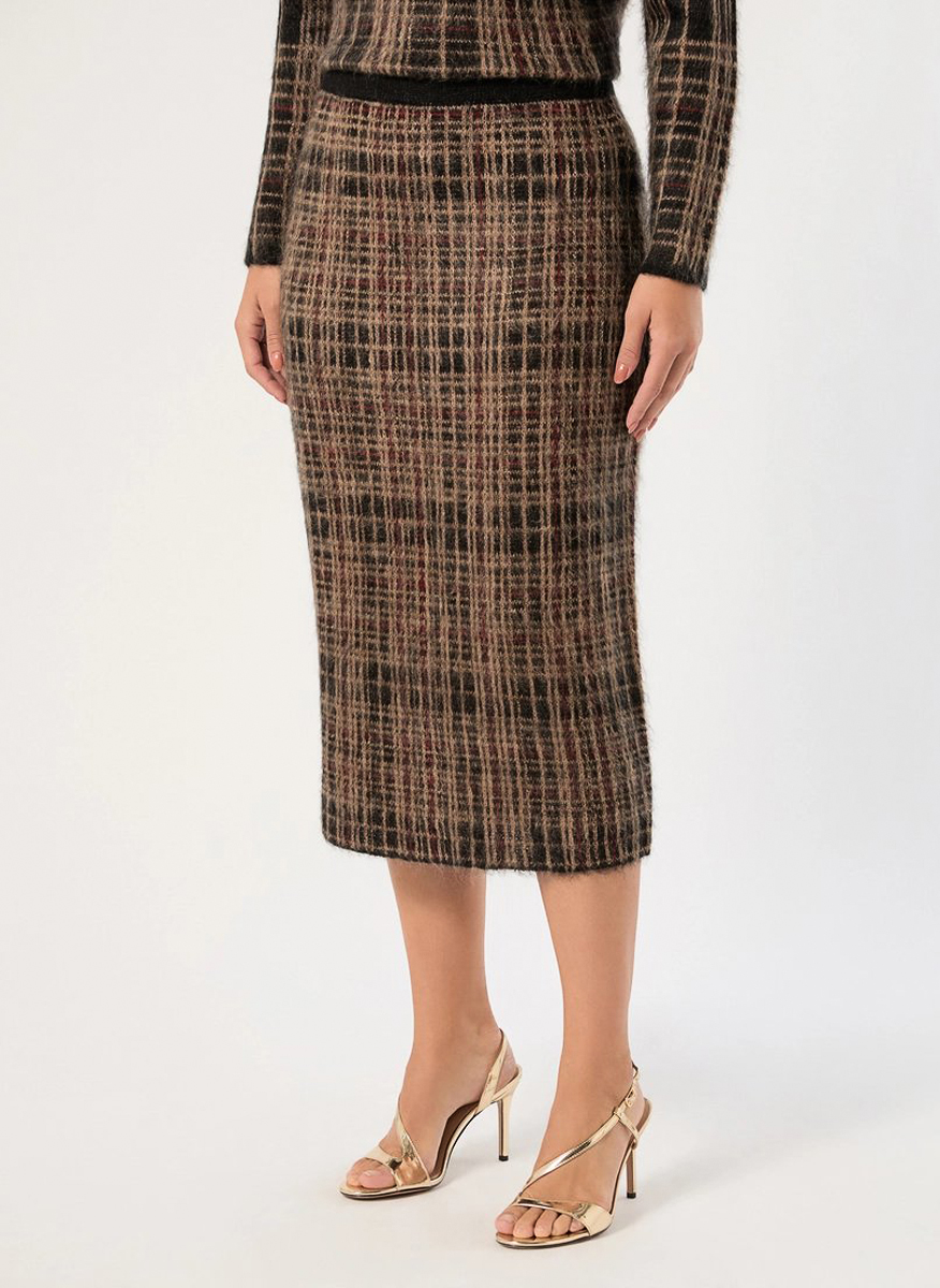 Marina Rinaldi Mrnfiamma jacquard midi skirt