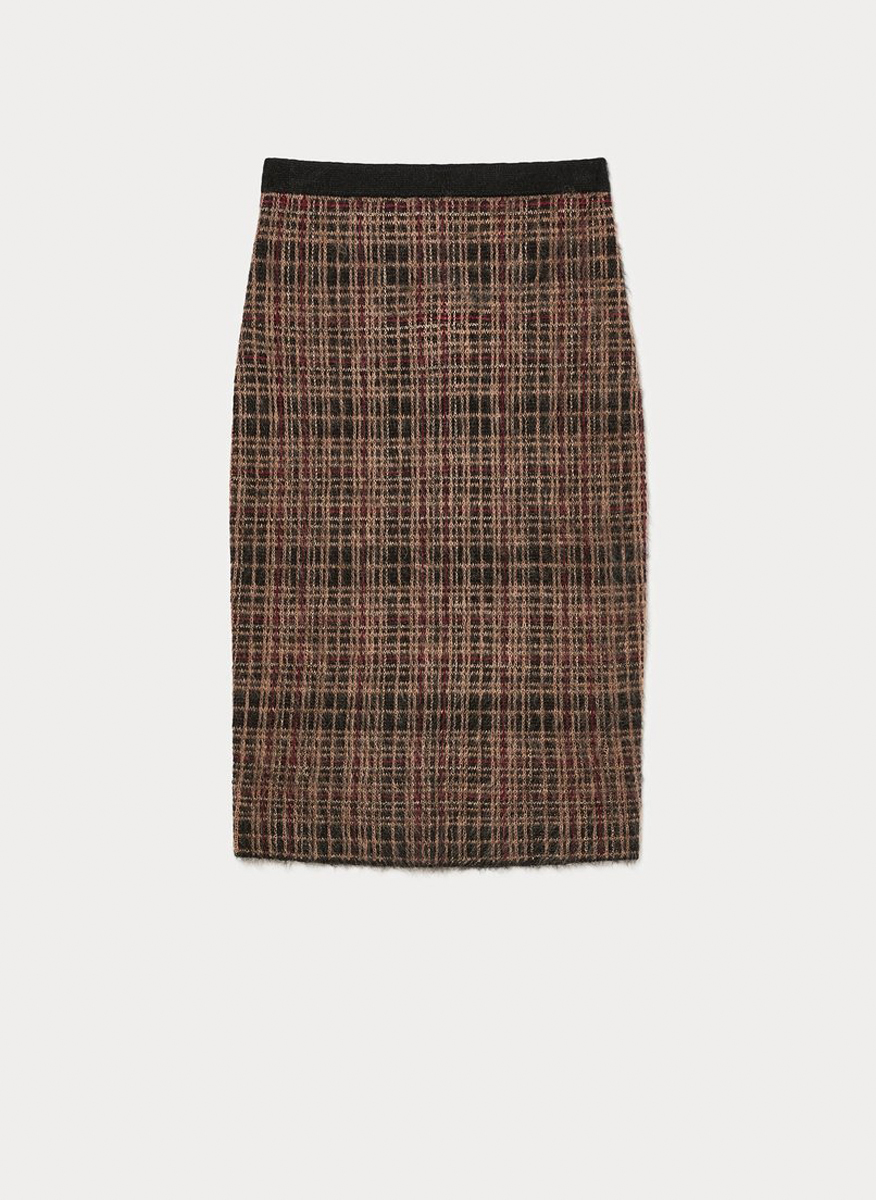Marina Rinaldi Mrnfiamma jacquard midi skirt