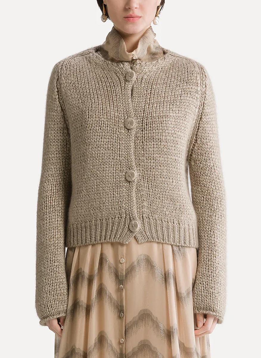 forte_forte silk and mohair cardigan