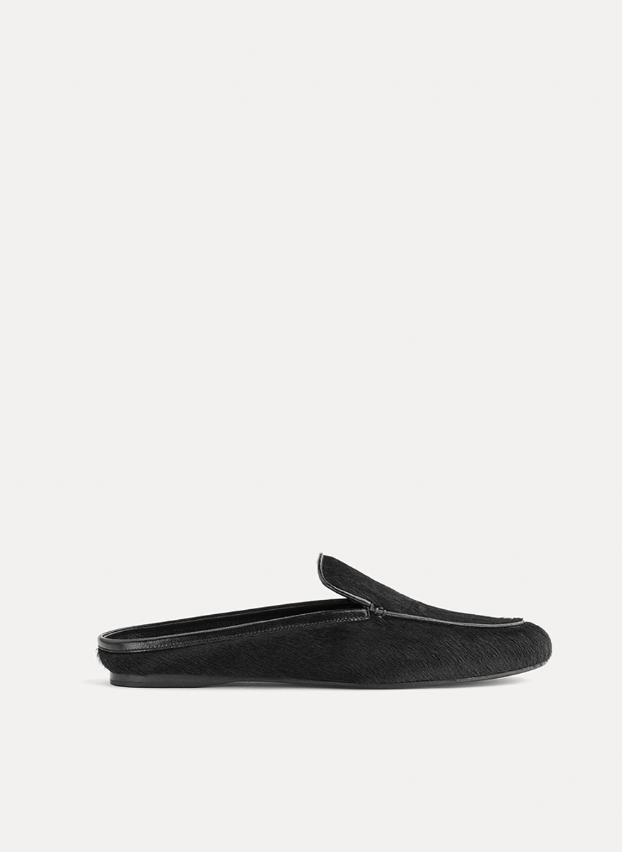 Сабо с 'pony' ефект 'loafer style' forte_forte