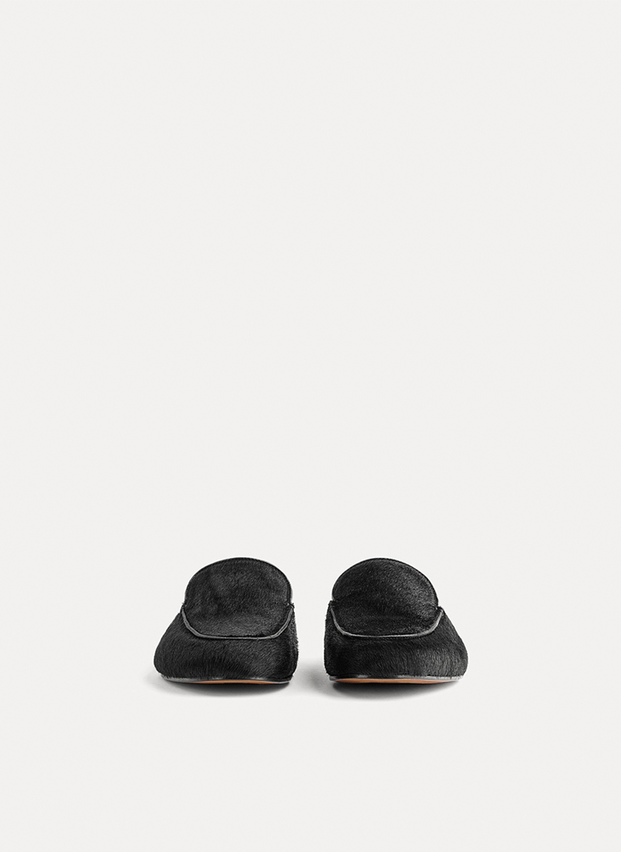 Сабо с 'pony' ефект 'loafer style' forte_forte