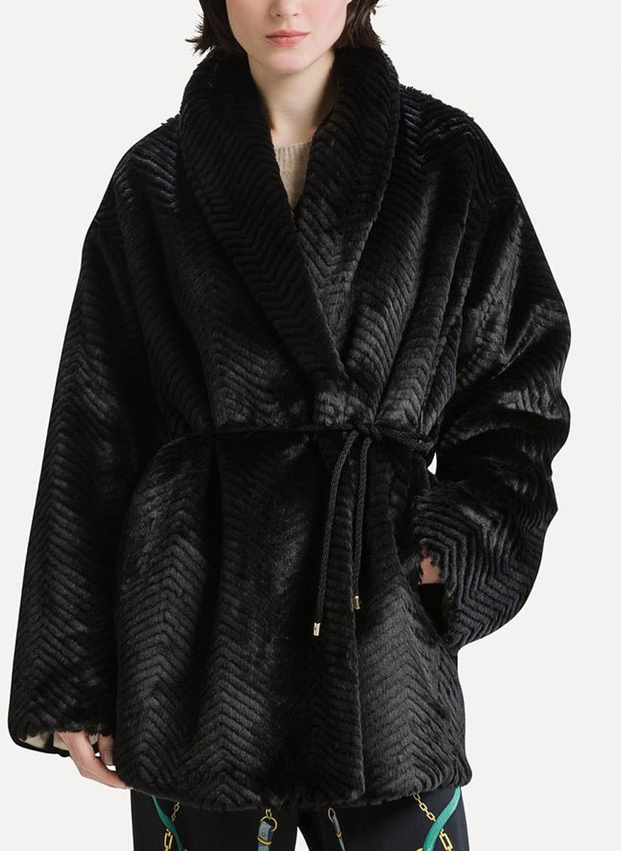Палто 'Faux fur' forte_forte