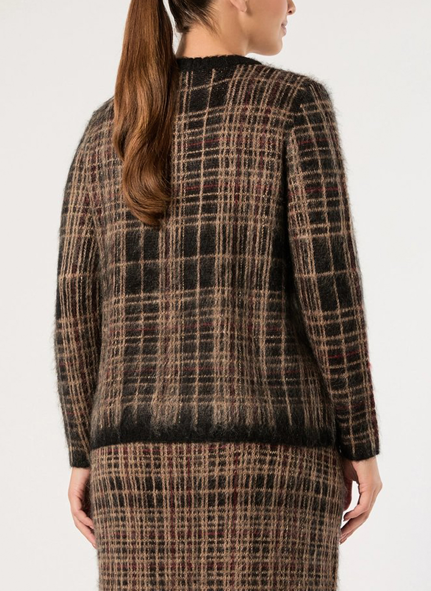Marina Rinaldi Mrntesoro jacquard sweater
