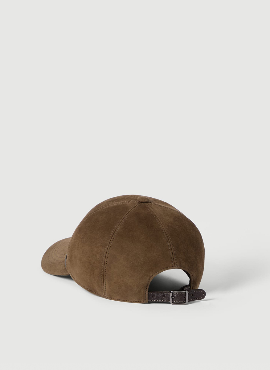 Brunello Cucinelli baseball hat in suede