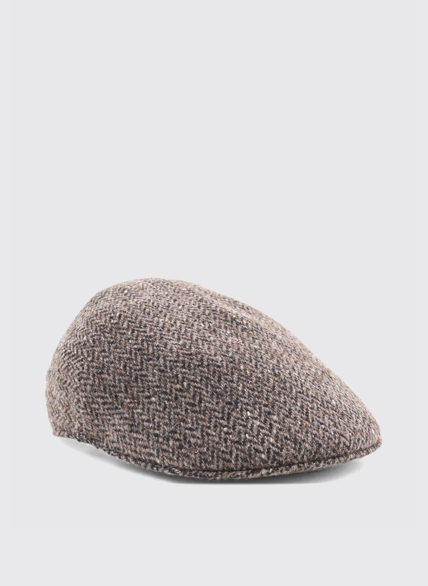 Brunello Cucinelli wool flat hat