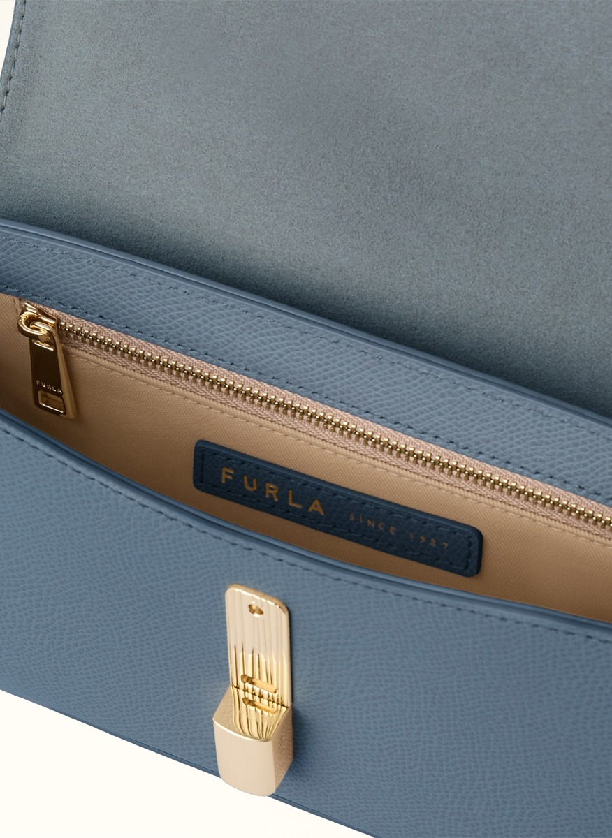 Мини чанта Furla Iride Grigio Blu