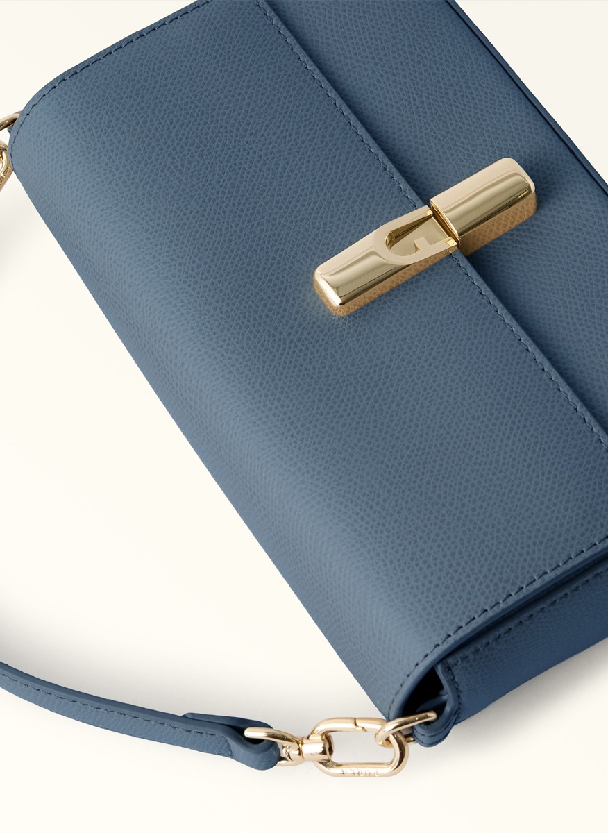Мини чанта Furla Iride Grigio Blu