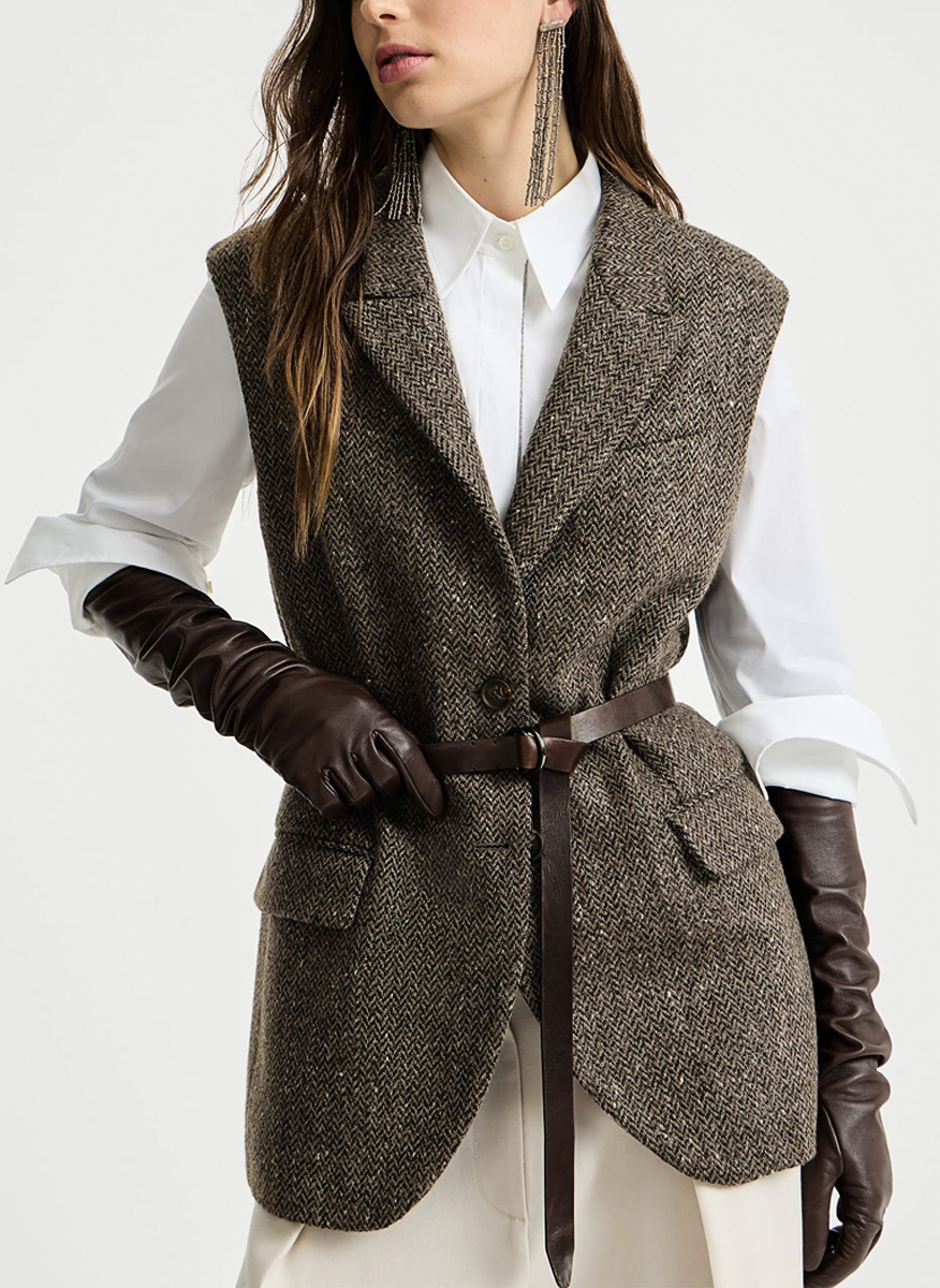 Brunello Cucinelli wool blend vest