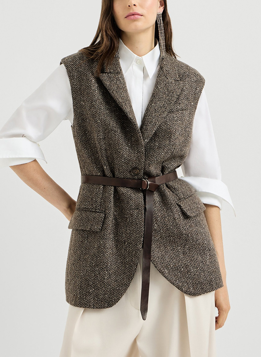 Brunello Cucinelli wool blend vest