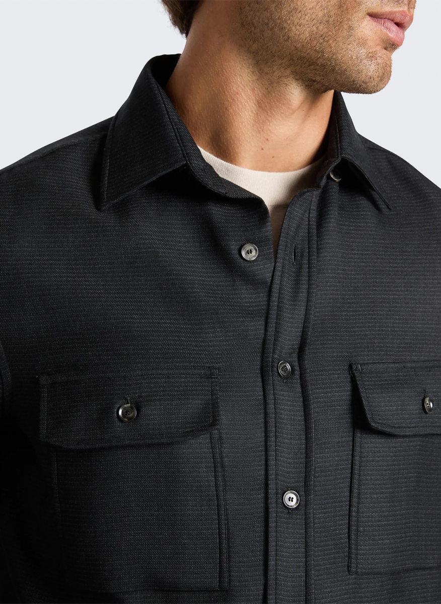 Риза от вълна 'Military shirt' Brioni