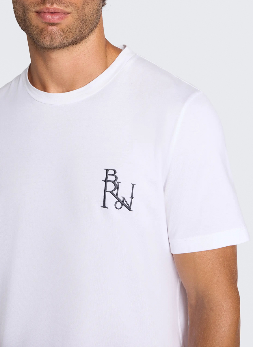 Тишърт с бродерия 'Regular fit' Brioni