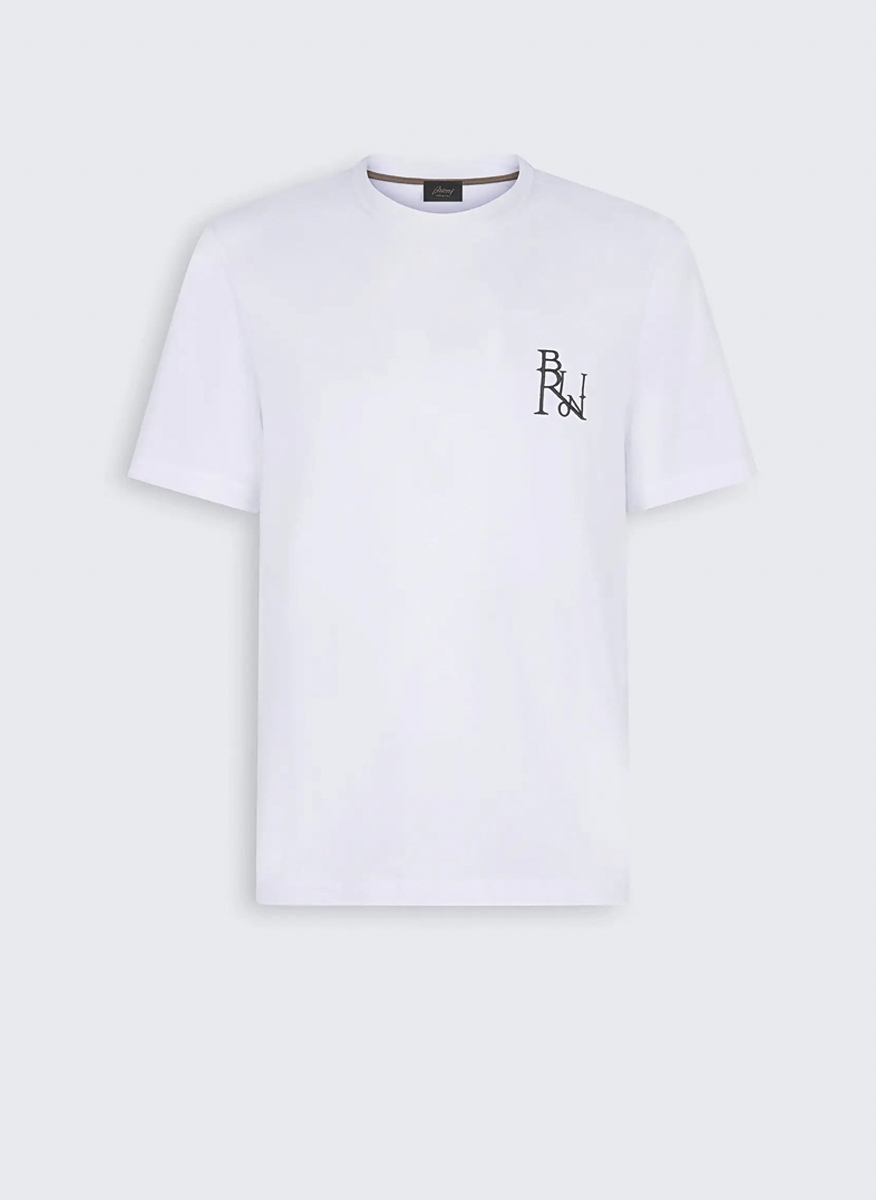 Тишърт с бродерия 'Regular fit' Brioni