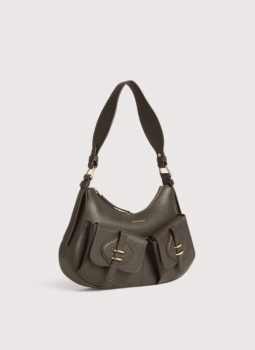 Чанта Coccinelle Mavery Pocket Eucalipto