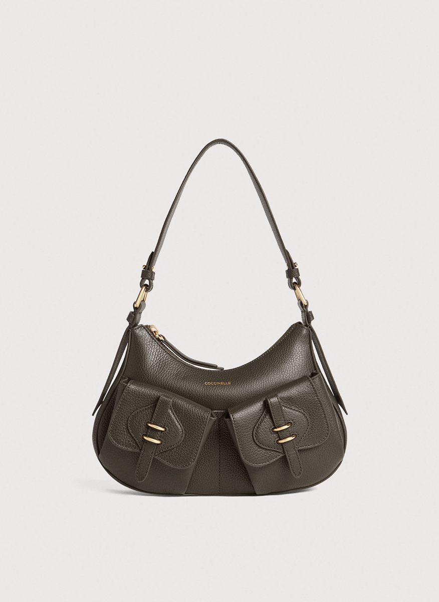 Чанта Coccinelle Mavery Pocket Eucalipto