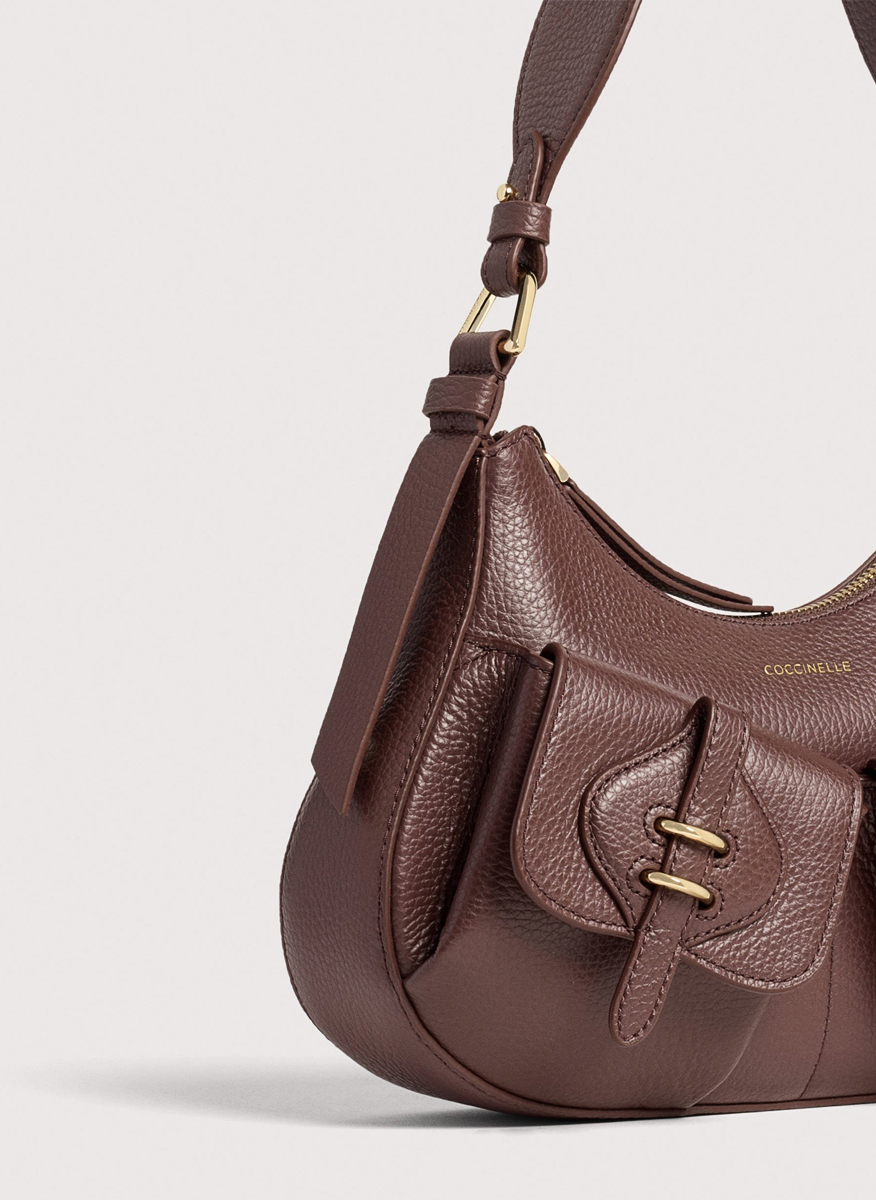Чанта Coccinelle Mavery Pocket Eucalipto