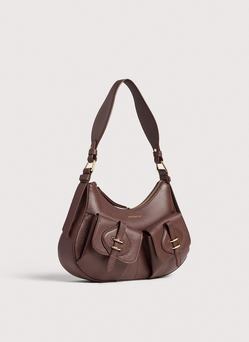 Чанта Coccinelle Mavery Pocket Eucalipto