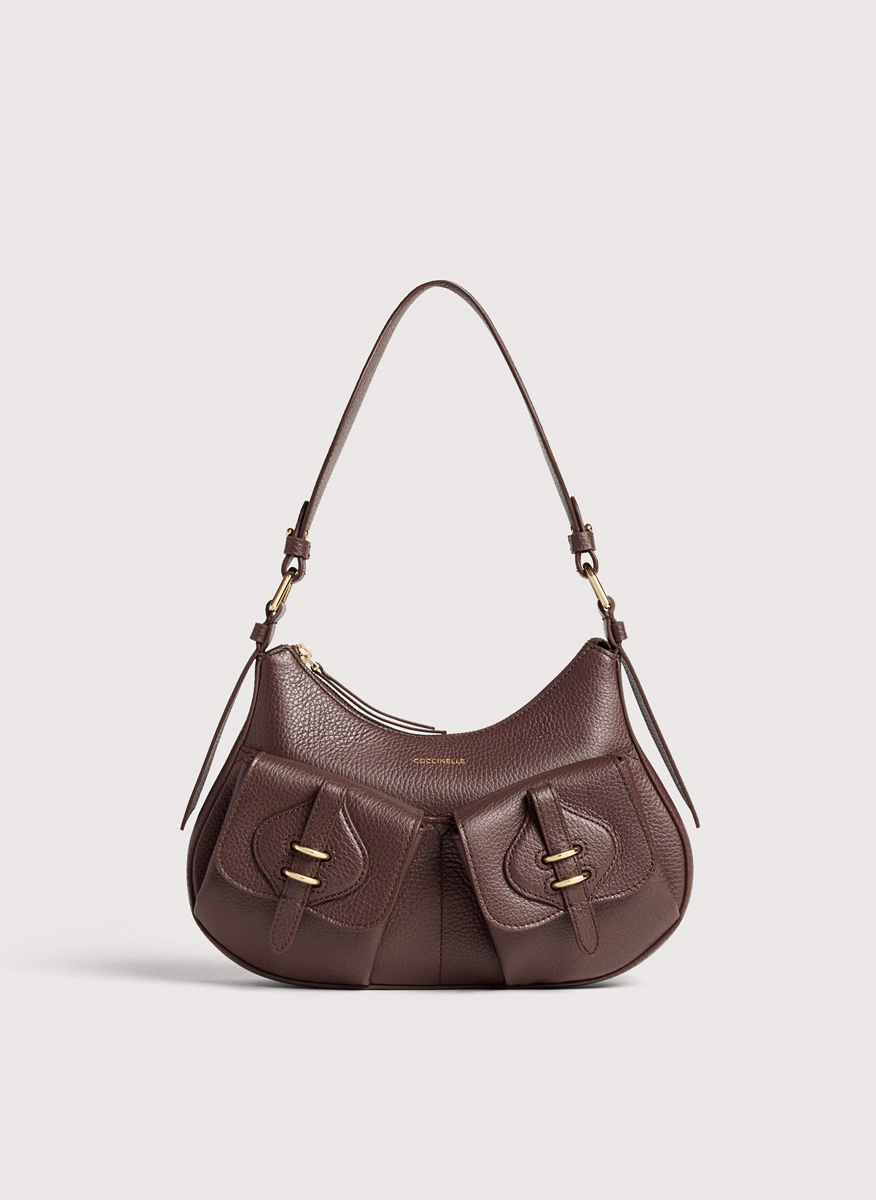 Чанта Coccinelle Mavery Pocket Eucalipto