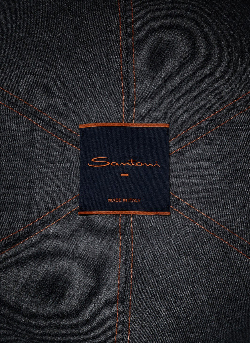 Бейзболна шапка от кашмир Santoni