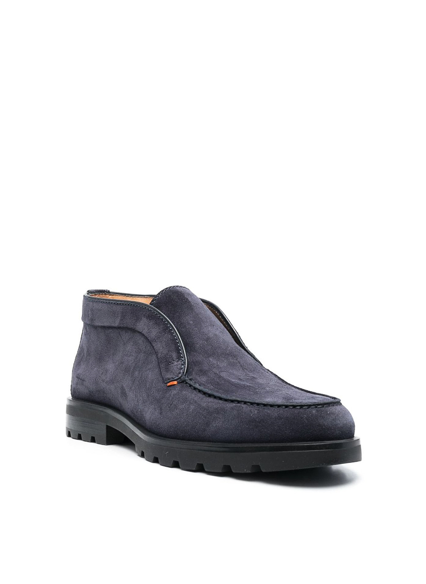 Велурени боти 'Slip-on style' Santoni
