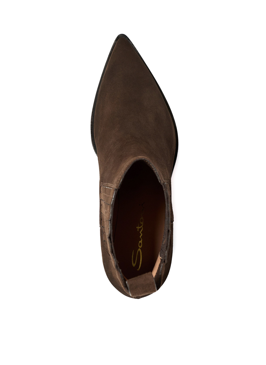 Santoni suede boots