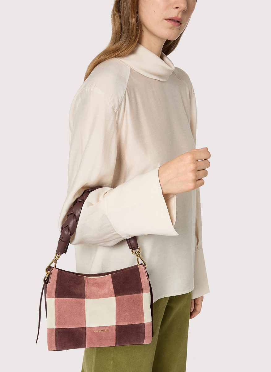 Чанта Coccinelle Boheme Multi Winter Rose Berry