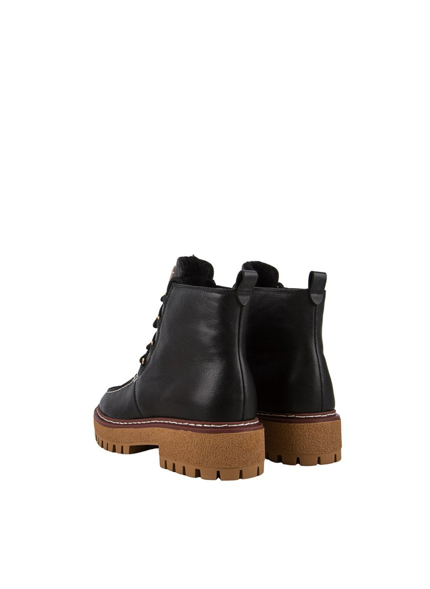 Кожени боти Coccinelle Selby Noir