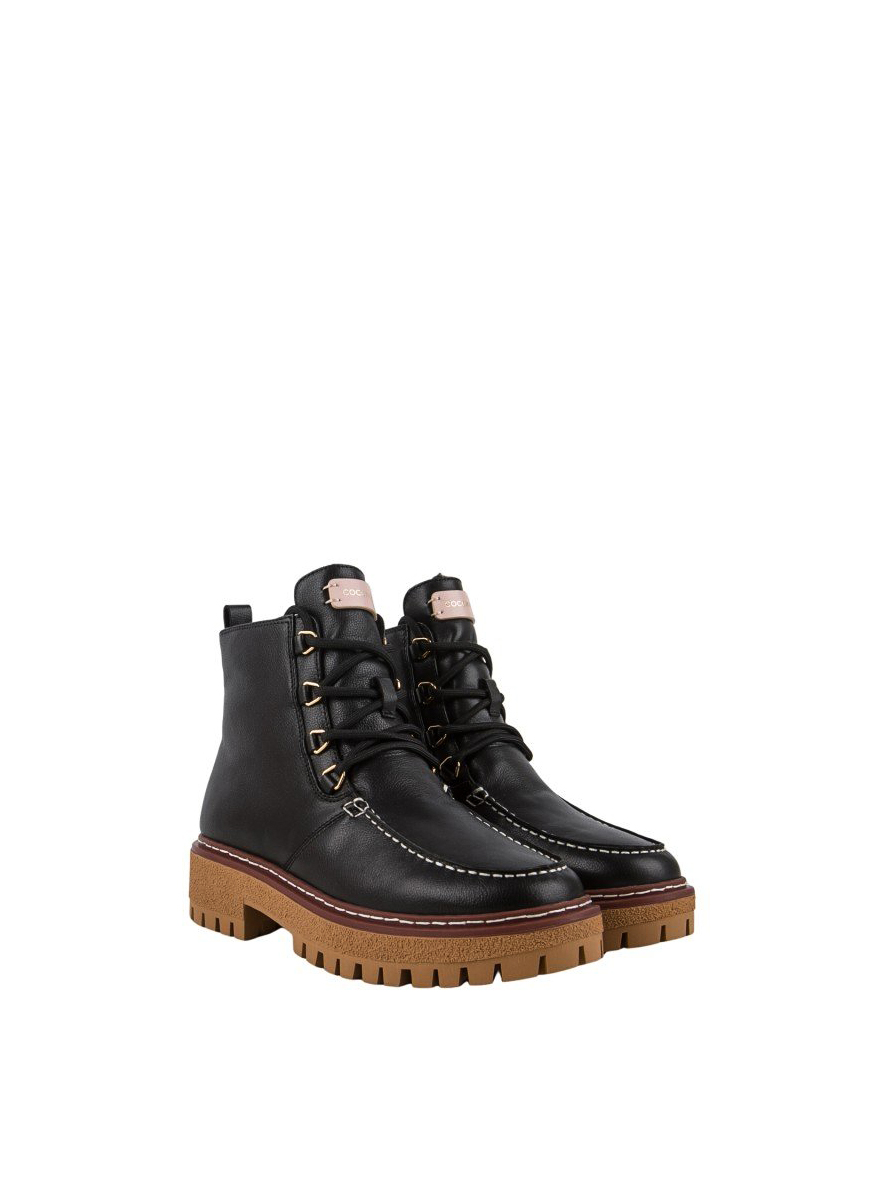 Кожени боти Coccinelle Selby Noir