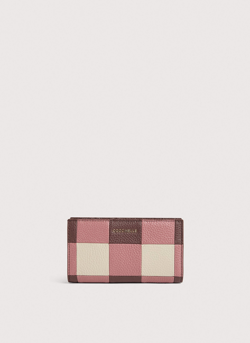 Портфейл Coccinelle Metallic Large Multi Winter Rose
